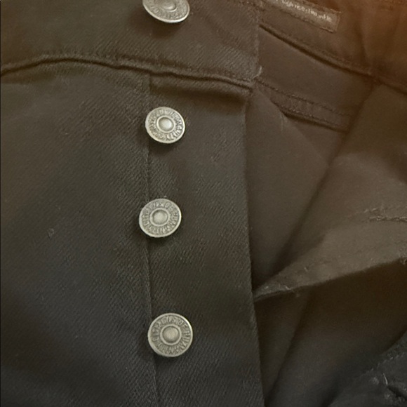 Citizens Of Humanity Black Ankle Jeans Raw Hem 5 Pockets - Picture 7 of 7